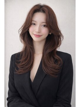 ベル 新宿(Belle) 似合わせのミディアムレイヤーカット/ワンホンレイヤー/シャギー