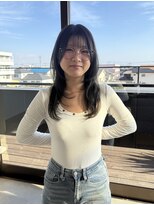 ディオン(Dion)&nbsp;前髪あり顔まわりレイヤー＿ハッシュカット