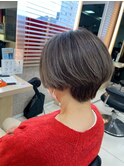 ３０代ショート/カラー/茅ケ崎/ダブルカラー/レイヤーカット