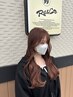 ☆ブリーチせずに明るくしたい方☆ブリーチ無しWカラー＋トレンドカット