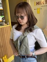 ヒントステーション(HINTSTATION)&nbsp;〈浅草 半個室〉オリーブベージュ×オン眉