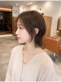 レイヤー/ミディアムレイヤー/顔まわりレイヤー/くびれヘア1