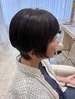 アッシュ 仙川店(Ash)&nbsp;仙川40代50代60代絶壁解消前髪小顔前下がりショートボブ骨格補正