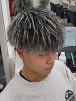 ルースト 心斎橋店(ROOST) 刈り上げセンターパート/波巻きツイストスパイラル/心斎橋