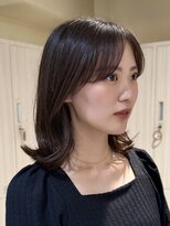 クラン 横浜(Clanc) ミディアムレイヤースタイル