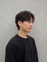 アース コアフュールボーテ 熊谷店(EARTH coiffure beaute)&nbsp;センターパート_韓国ヘア_シャドウパーマ_メンズ
