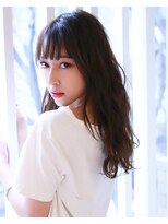 ラグナ(LAGUNA)&nbsp;ナチュラルセミロング×ダークブラウン