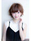 ミディアムウルフ マッシュ ひし形シルエット シースルー前髪13