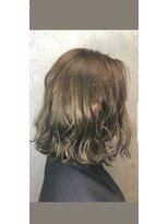 ヘアサロンM 新宿&nbsp;外ハネボブ/アッシュブラウン/ネオウルフ/デザインカラー