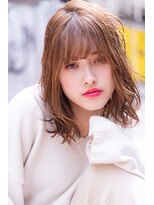 ケイト(kate)&nbsp;[kate] 大宮　チョコレートブラウン×ハネ感ミディ