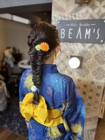ヘアースタジオ ビームス 西江井ヶ島店(Hair Studio BEAMS)&nbsp;浴衣ヘアセット