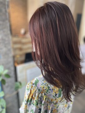 ロンド(Le rond) カシスピンク×レイヤースタイル