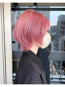 セルン(cerne) 【ボブウルフスモークピンク】