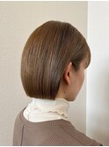 切りっぱなしボブ/ミニボブ/ショート