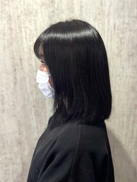 テトテ 門戸厄神店(tetote) 【tetote村山サロンスタイル】艶ストレート／黒髪