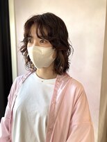 ナイアバイアヌエヌエ(naia by anuenue)&nbsp;ウルフ＋くるくるパーマ