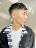 YS STILE.束感ショート.波巻き.ハイライト.マッシュパーマ20