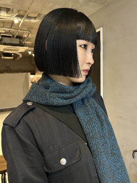 ソイリウム 下北沢(soi rium) ぷつっとラインのボブ