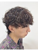 ブライト(BRIGHT)&nbsp;マッシュウルフ　波巻きパーマ