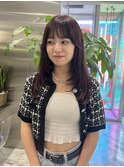 顔まわりレイヤーカット