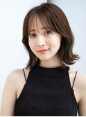 20代30代大人かわいいナチュラル暗髪ゆるめパーマヘア