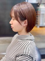 アイティー バイ アルバム 中野店(IT by ALBUM)&nbsp;前髪イメチェンカーキベージュニュアンスカラー_ba512421