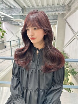 フェブ(fev) ［fev_otoha］rose brown＋layercut