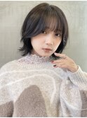 【Say.福岡】くびれボブ×切りっぱなし×シースルーバングバング