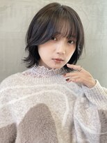 セイドット フクオカ(Say.FUKUOKA)&nbsp;【Say.福岡】くびれボブ×切りっぱなし×シースルーバングバング