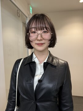 サロンドジョー(salon de joe) 伸びかけボブパーマ