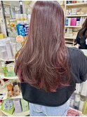 インナーカラー×ロングレイヤー