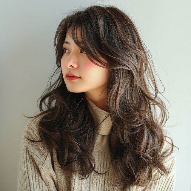 【サラツヤヘア：人気No.1☆】カット＋艶カラー￥11550〜→￥9500〜
