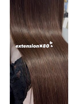 スタイル 横浜(STYLE) 【栗原担当】ナチュラルブラウン長さだしロングエクステ８０本