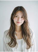 黒髪/クラゲヘアー/オリーブグレー/小顔/ココアベージュ