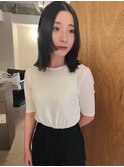 ステップカット/姫カットボブ/顔まわりカット/酸性