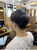 マッシュショート×ブルーシルバー