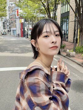 ハルキミナトジャパン 神戸(HARUKI MINATO japan) ボブ 20代30代40代ヘア 切りっぱなし 三ノ宮