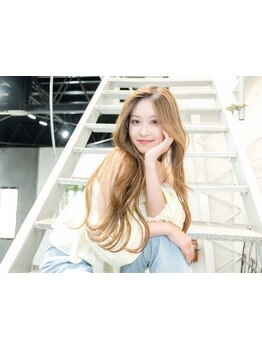 【シールエクステ40枚\5998】SNSで流行りのハイトーン、韓国ヘアが得意な人気サロン★毛質/モチ/低価格◎