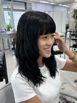 アルテヘアー(arte HAIR) 【arte HAIR】くせ毛スタイリング×ブルーブラック