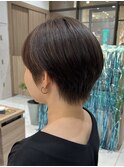 大人かわいい　20代30代40代　丸み小顔ショート◎【篠崎】