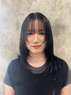 ラック 本厚木店(LUCK) 暗髪/艶髪/顔周りレイヤー/レイヤーカット