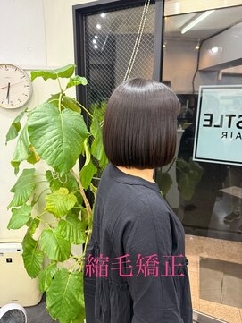 ラスル(RUSTLE) 縮毛矯正。カット。