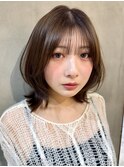 ◯20代30代40代50代オリーブグレーグランマッシュレイヤーカット