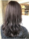大人ガーリー/ダークアッシュ/似合わせカット/ミディアムレイヤ