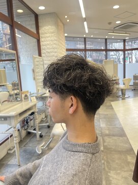 アース 福岡天神赤坂店(HAIR & MAKE EARTH) メンズ/シャドーパーマ/メッシュ/20代/メンズカット