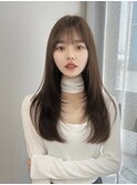 暗髪/韓国風/髪質改善トリートメント/透明感カラー/心斎橋/堀江