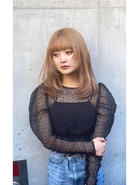 ジオ 国分寺(the O's) 切りっぱなしボブ/エアリーロング/美髪/ピンクブラウン[国分寺]