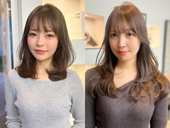 ディフィーノ 青山(DIFINO)の写真/髪カリスマ受賞のカット技術で群を抜いて可愛い仕上がりに◎レイヤー×透明感カラーはDIFINOで決まり★