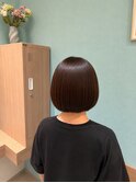 色落ちまで楽しめる暖色カラー