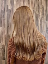 リゾートヘアー(Resort Hair) ミルクティーベージュロング♪